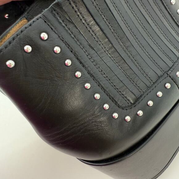 Givenchy Studded Pointed Toe Booties Short Boots Black Leather Fit like US 9.5 - Picture 9 of 14